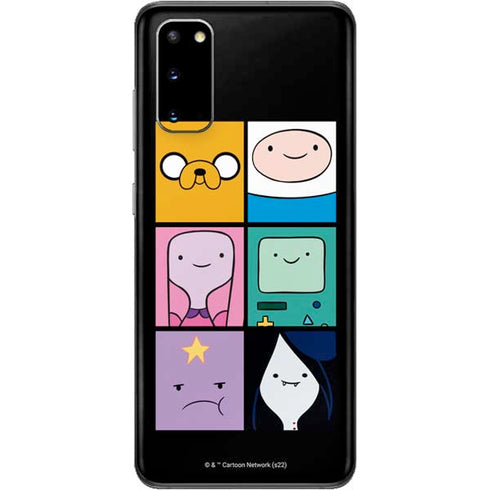 Adult Swim Adventure Time Character Tiles Galaxy S20 Skin