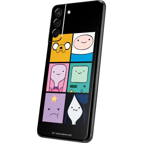 Adult Swim Adventure Time Character Tiles Galaxy S21 5G Skin