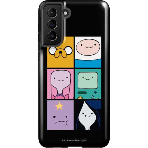 Adult Swim Adventure Time Character Tiles Galaxy S21 Plus 5G Pro Case