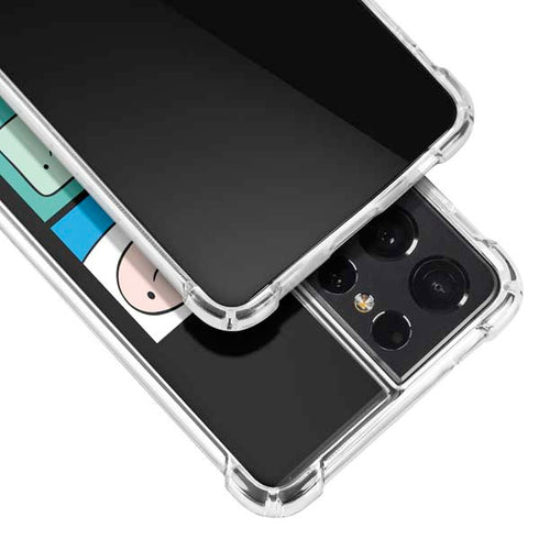 Adult Swim Adventure Time Character Tiles Galaxy S21 Ultra 5G Clear Case