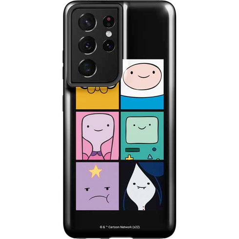 Adult Swim Adventure Time Character Tiles Galaxy S21 Ultra 5G Pro Case