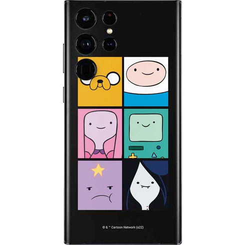 Adult Swim Adventure Time Character Tiles Galaxy S22 Ultra Skin
