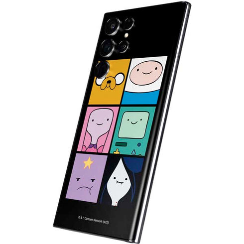 Adult Swim Adventure Time Character Tiles Galaxy S22 Ultra Skin