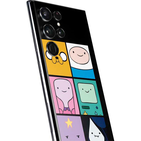 Adult Swim Adventure Time Character Tiles Galaxy S22 Ultra Skin