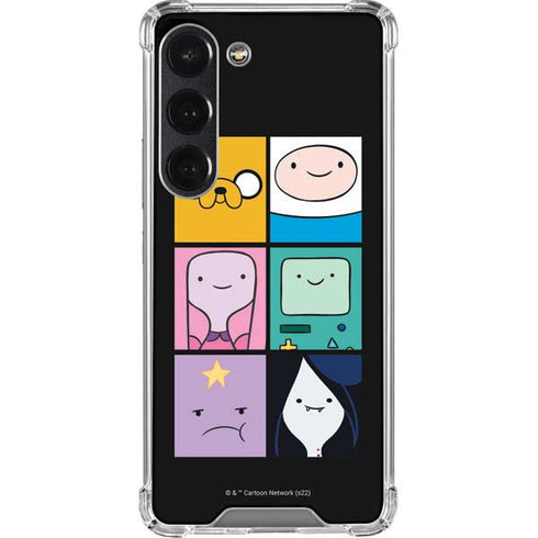 Adult Swim Adventure Time Character Tiles Galaxy S23 Clear Case