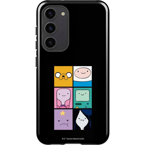 Adult Swim Adventure Time Character Tiles Galaxy S23 Plus Pro Case