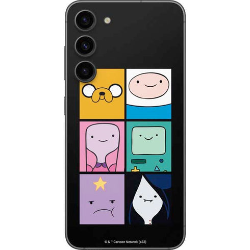 Adult Swim Adventure Time Character Tiles Galaxy S23 Plus Skin