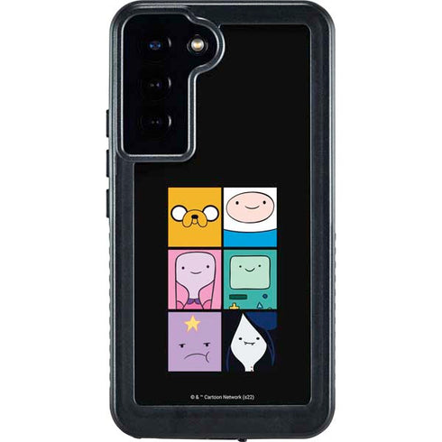 Adult Swim Adventure Time Character Tiles Galaxy S23 Plus Waterproof Case