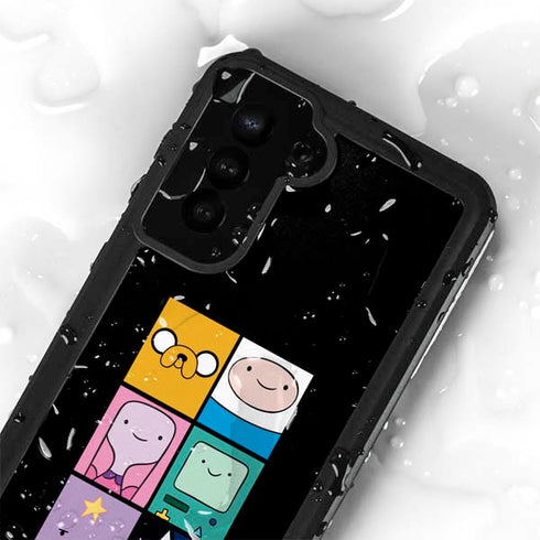 Adult Swim Adventure Time Character Tiles Galaxy S23 Plus Waterproof Case