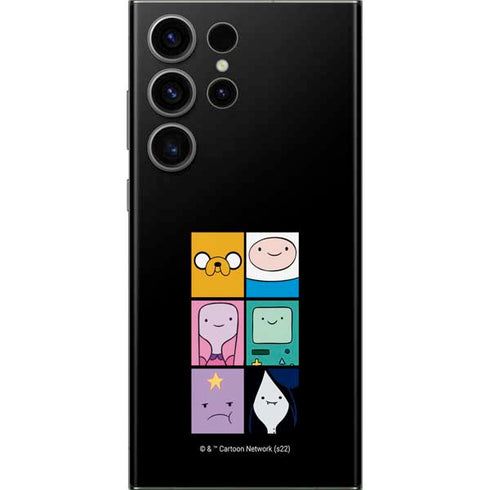Adult Swim Adventure Time Character Tiles Galaxy S23 Ultra Skin