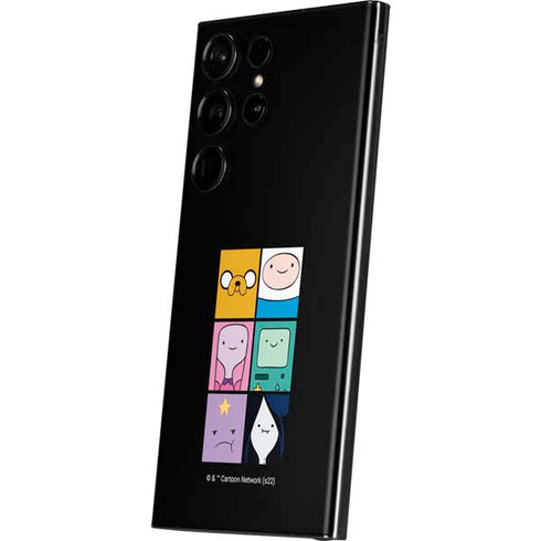 Adult Swim Adventure Time Character Tiles Galaxy S23 Ultra Skin