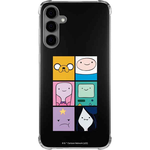 Adult Swim Adventure Time Character Tiles Galaxy S24 Plus Clear Case