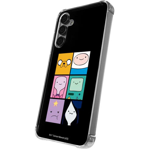 Adult Swim Adventure Time Character Tiles Galaxy S24 Plus Clear Case