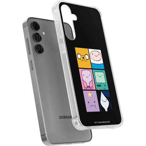 Adult Swim Adventure Time Character Tiles Galaxy S24 Plus Clear Case