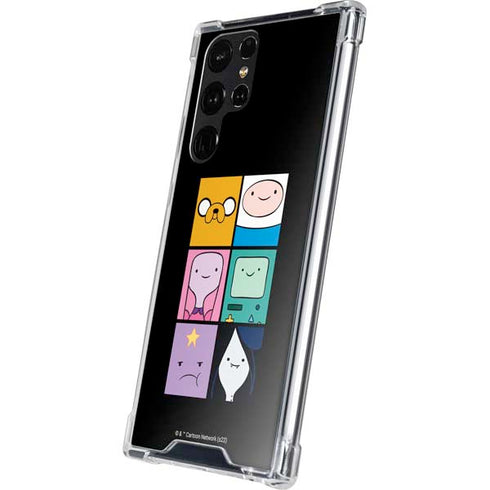 Adult Swim Adventure Time Character Tiles Galaxy S24 Ultra Clear Case