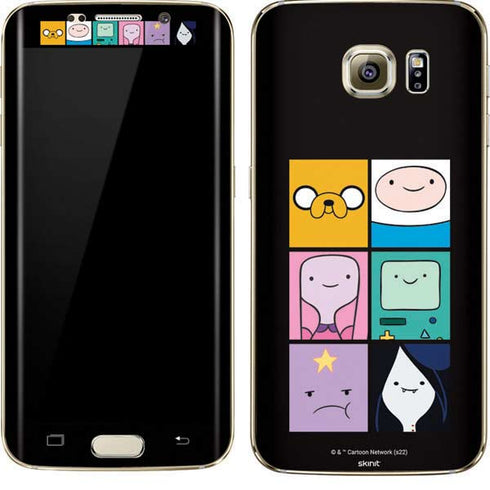 Adult Swim Adventure Time Character Tiles Galaxy S7 Edge Skin