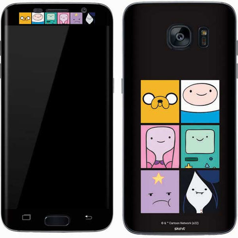 Adult Swim Adventure Time Character Tiles Galaxy S7 Skin