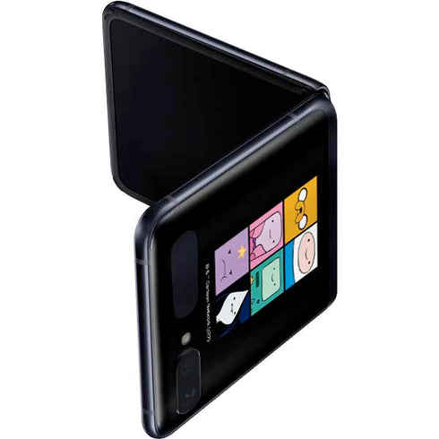 Adult Swim Adventure Time Character Tiles Galaxy Z Flip Skin