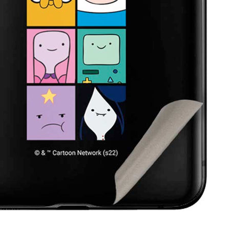 Adult Swim Adventure Time Character Tiles Galaxy Z Flip Skin