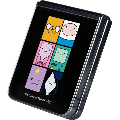 Adult Swim Adventure Time Character Tiles Galaxy Z Flip5 5G Skin