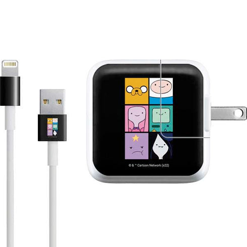 Adult Swim Adventure Time Character Tiles iPad Charger (10W USB) Skin