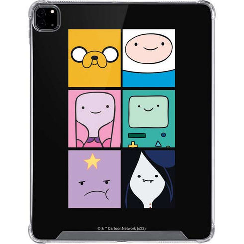 Adult Swim Adventure Time Character Tiles iPad Pro 12.9in (2020) Clear Case