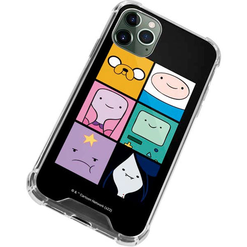 Adult Swim Adventure Time Character Tiles iPhone 11 Pro Max Clear Case