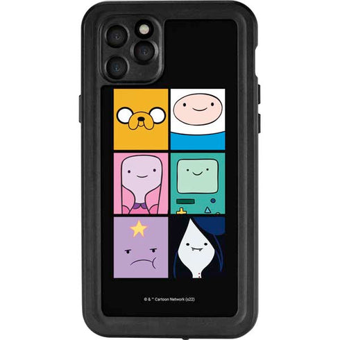Adult Swim Adventure Time Character Tiles iPhone 11 Pro Max Waterproof Case