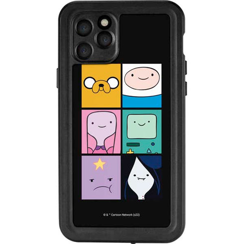 Adult Swim Adventure Time Character Tiles iPhone 11 Pro Waterproof Case