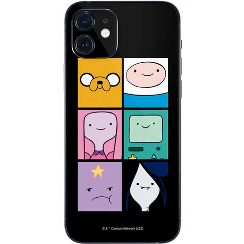 Adult Swim Adventure Time Character Tiles iPhone 12 Mini Skin