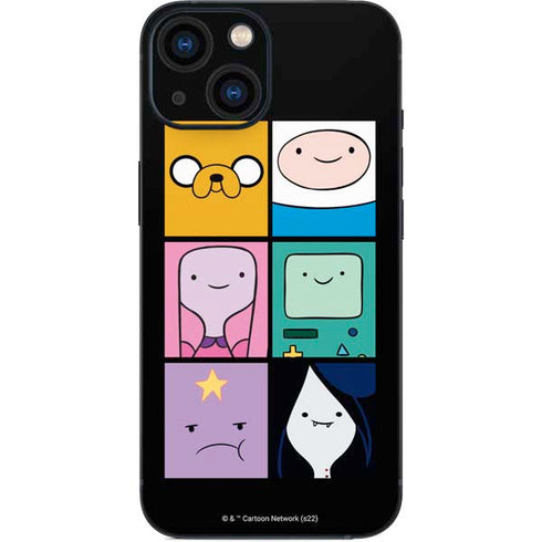 Adult Swim Adventure Time Character Tiles iPhone 13 Mini Skin