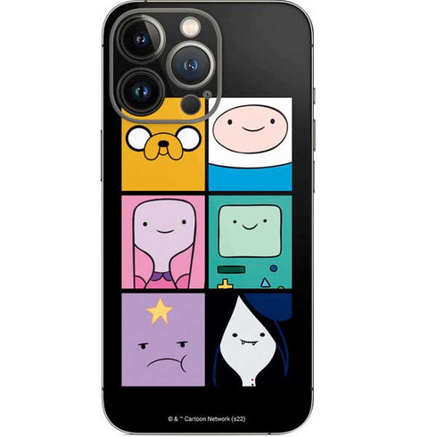 Adult Swim Adventure Time Character Tiles iPhone 13 Pro Skin