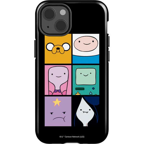 Adult Swim Adventure Time Character Tiles iPhone 15 Impact Case