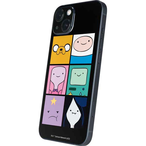 Adult Swim Adventure Time Character Tiles iPhone 14 Plus Skin