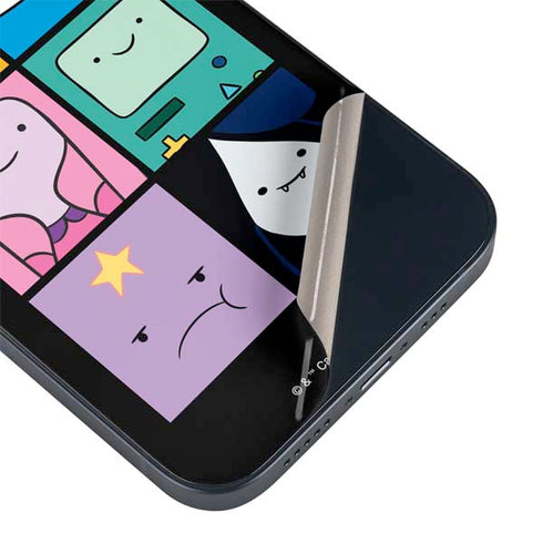 Adult Swim Adventure Time Character Tiles iPhone 15 Plus Skin