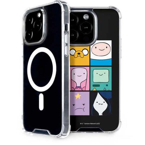 Adult Swim Adventure Time Character Tiles iPhone 15 Pro MagSafe Case