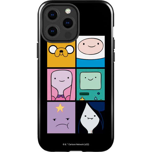 Adult Swim Adventure Time Character Tiles iPhone 15 Pro Max Impact Case