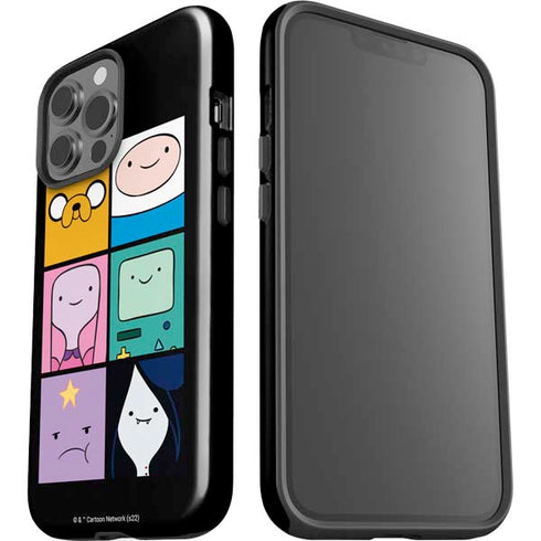 Adult Swim Adventure Time Character Tiles iPhone 15 Pro Max Impact Case