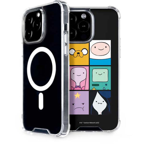Adult Swim Adventure Time Character Tiles iPhone 14 Pro Max MagSafe Case