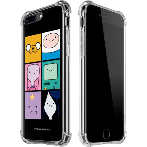 Adult Swim Adventure Time Character Tiles iPhone 7/8 Plus Clear Case