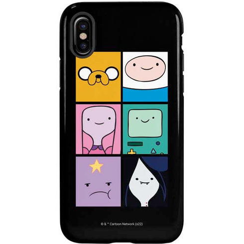 Adult Swim Adventure Time Character Tiles iPhone X Pro Case