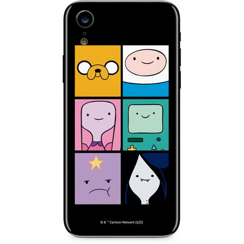 Adult Swim Adventure Time Character Tiles iPhone XR Skin