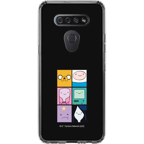 Adult Swim Adventure Time Character Tiles LG K51/Q51 Clear Case