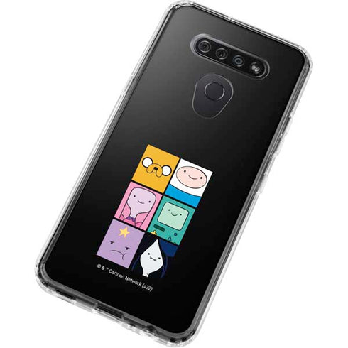 Adult Swim Adventure Time Character Tiles LG K51/Q51 Clear Case