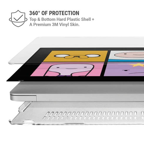 Adult Swim Adventure Time Character Tiles MacBook Air 15in (2023-2025) Case plus Skin