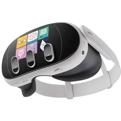 Adult Swim Adventure Time Character Tiles Meta Quest 3 Skin