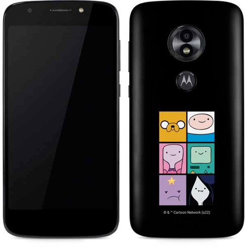 Adult Swim Adventure Time Character Tiles Moto E5 Play Skin