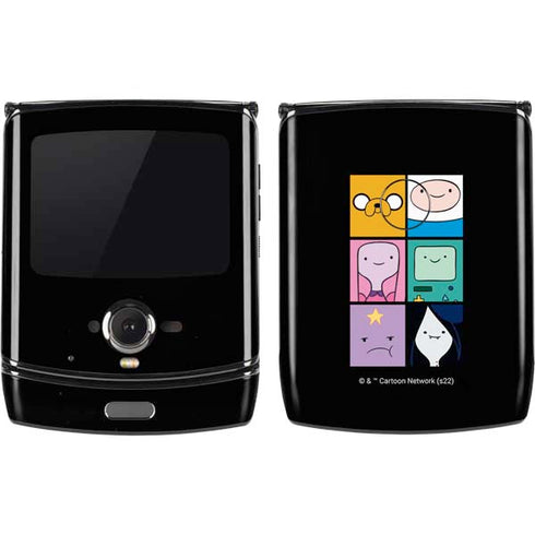 Adult Swim Adventure Time Character Tiles Motorola RAZR Skin
