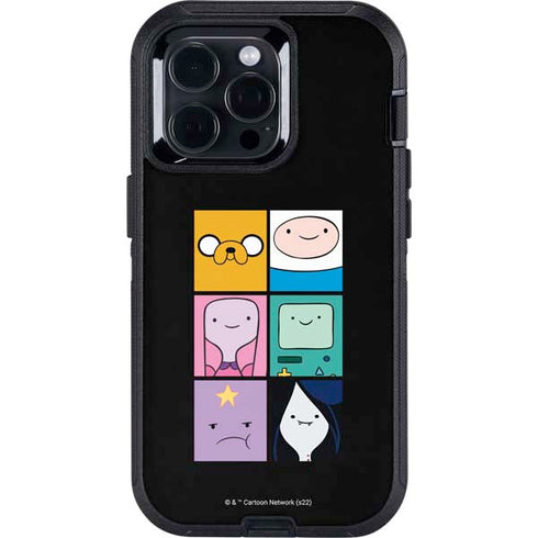 Adult Swim Adventure Time Character Tiles Otterbox Defender iPhone Skin