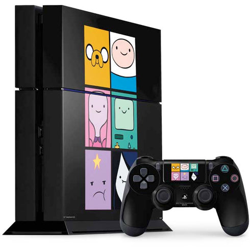 Adult Swim Adventure Time Character Tiles PS4 Console and Controller Bundle Skin